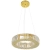 Lampa wisząca okrągła złota szklana 40cm 6350/4 - Lampy Elem